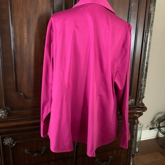 Lane Bryant Magenta‎ Shirt - Picture 3 of 9